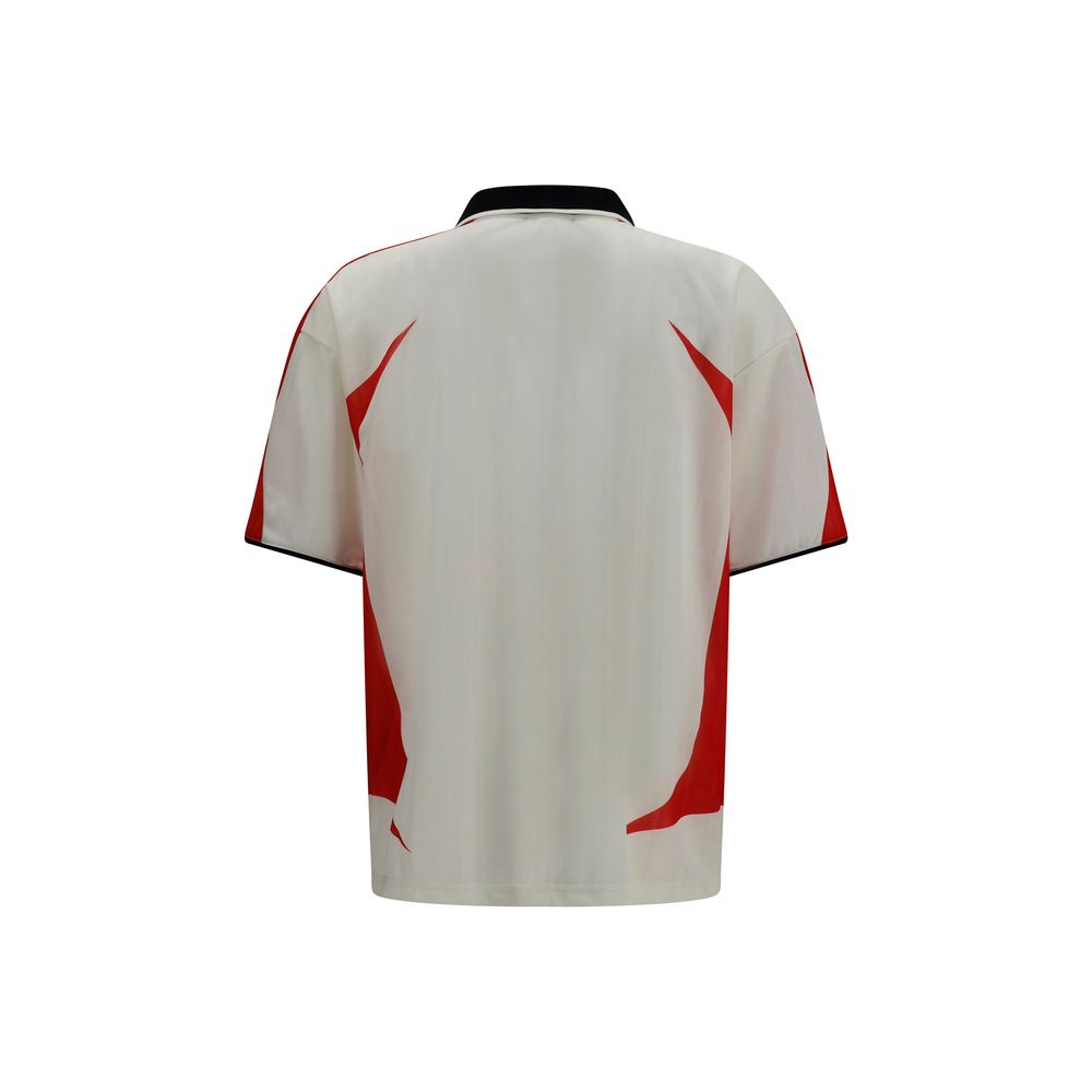 Represent Weißes T-Shirt aus Polyester