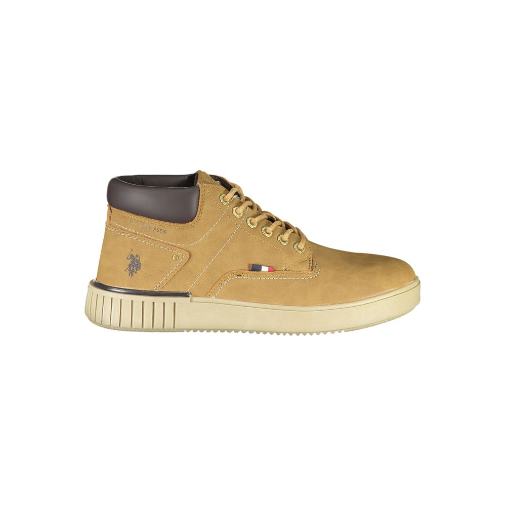 U.S. POLO ASSN. Herren-Sneaker aus braunem Polyurethan