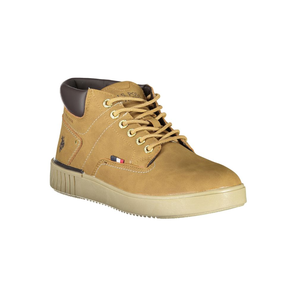 U.S. POLO ASSN. Herren-Sneaker aus braunem Polyurethan