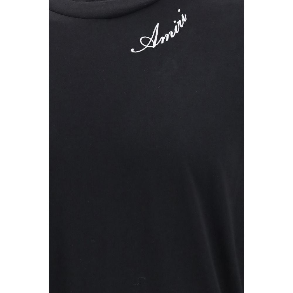 Amiri Schwarzes Baumwoll-T-Shirt