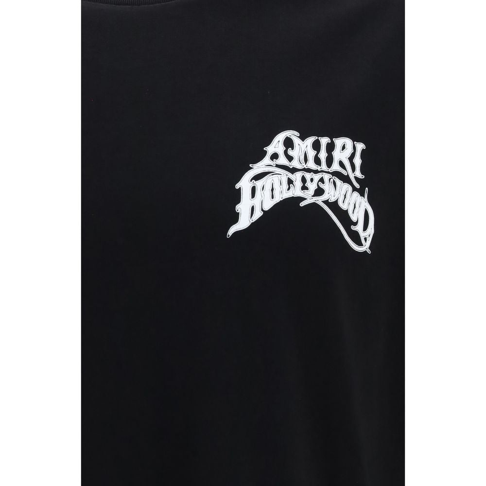 Amiri Schwarzes Baumwoll-T-Shirt