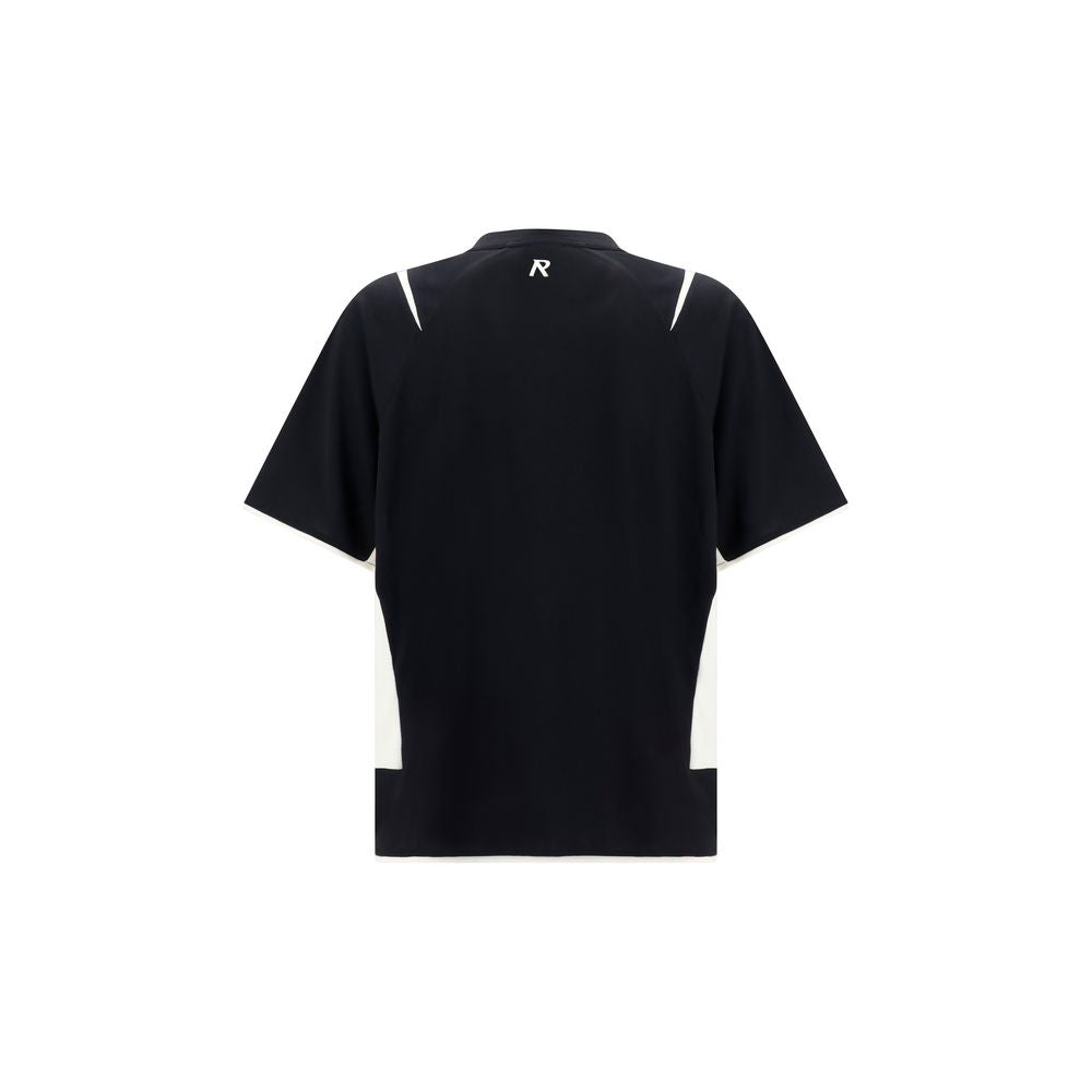 Represent Schwarzes T-Shirt aus Polyester