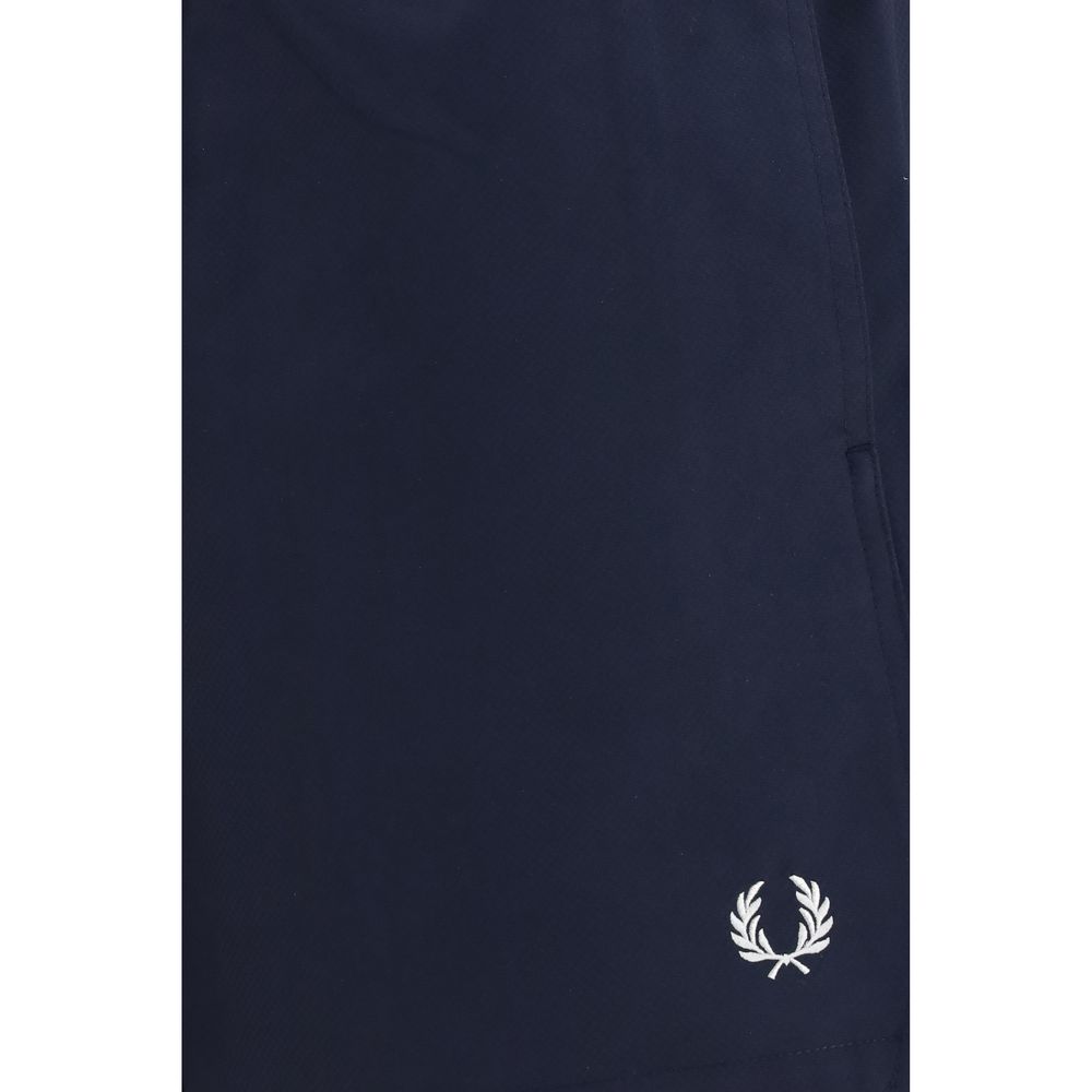 Fred Perry Blaue Kleidung aus recyceltem Polyester