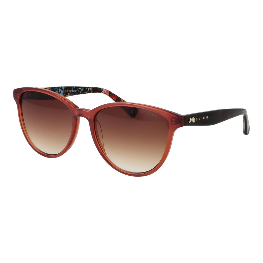 Ted Baker Sonnenbrille aus orangefarbenem Acetat