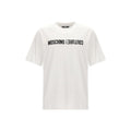 Moschino Weißes Baumwoll-T-Shirt