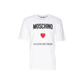 Moschino Couture Weißes Baumwoll-T-Shirt