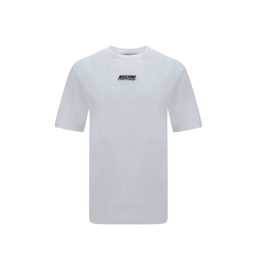 Moschino Weißes Baumwoll-T-Shirt