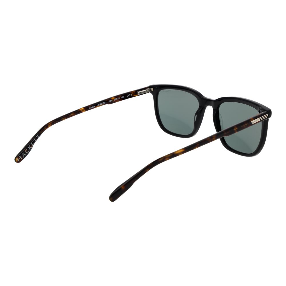 Hackett Schwarze Sonnenbrille aus Acetat