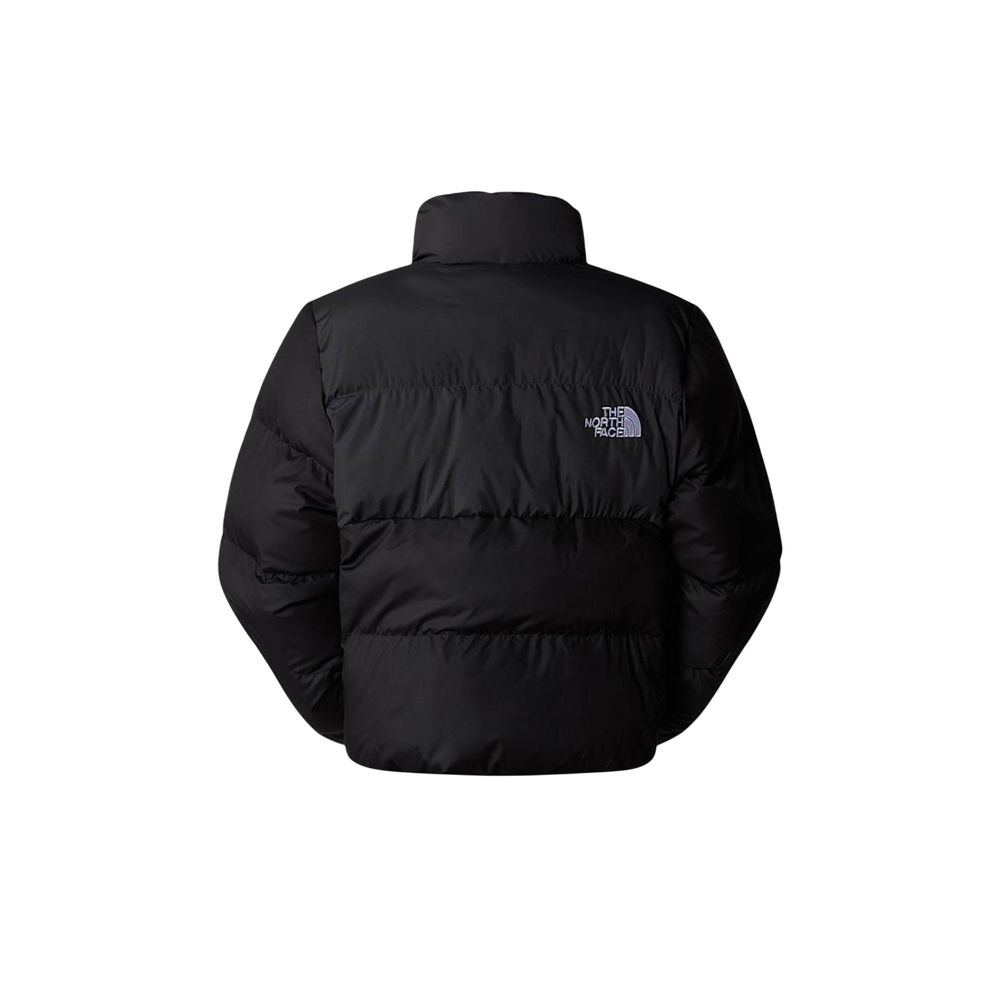 The North Face Schwarze Polyester-Jacke in voller Länge