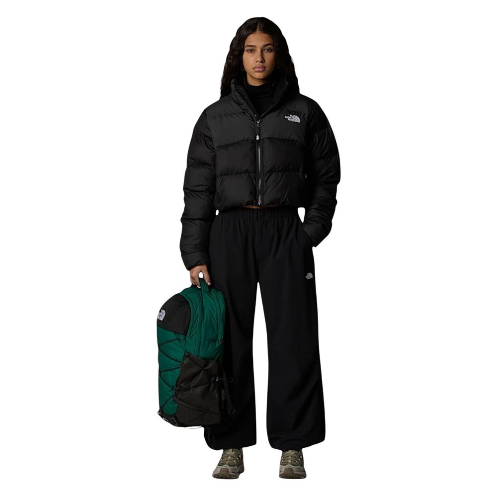The North Face Schwarze Polyester-Jacke in voller Länge