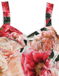 Dolce & Gabbana Bustier-Top mit Blumenprint in Multicolor