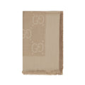 Gucci Brauner Wollschal Aries Foulard