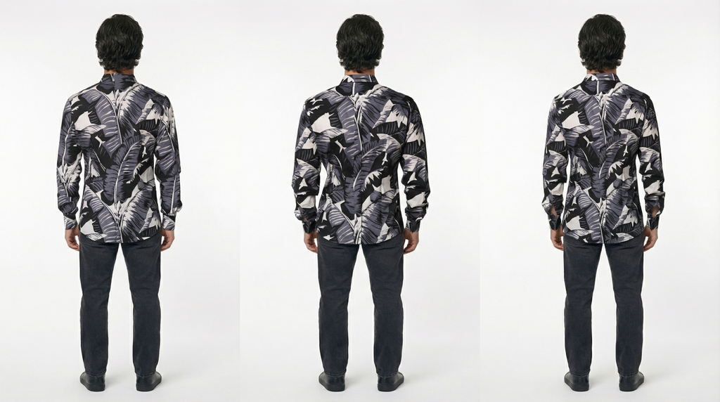 Dolce & Gabbana Mehrfarbiges Baumwollhemd mit Muster