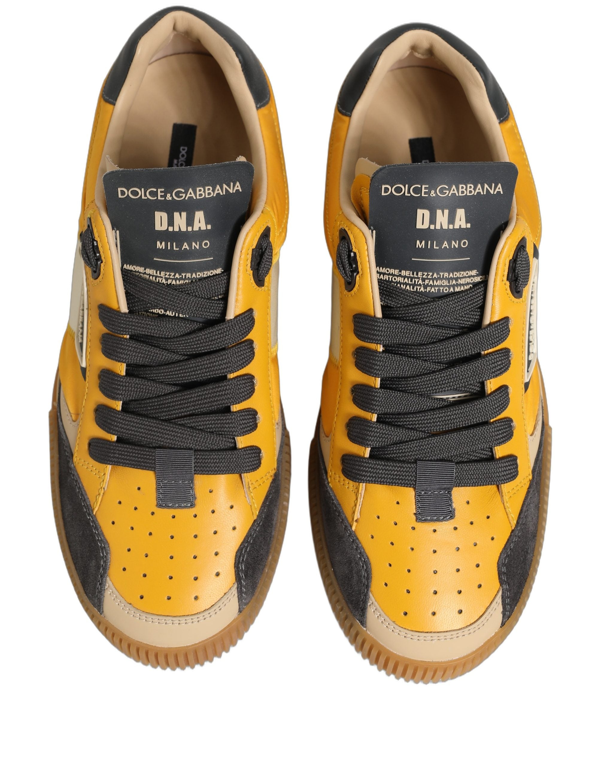 Dolce & Gabbana Multicolor MIAMI Low Top Turnschuhe Schuhe