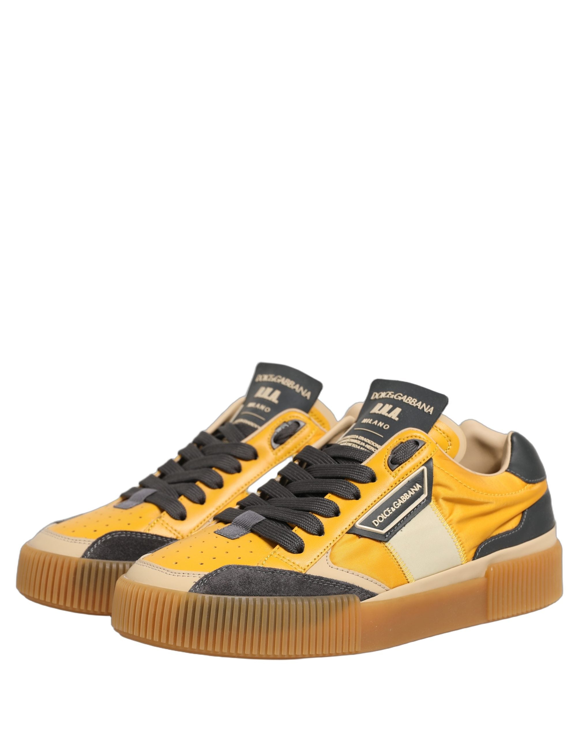 Dolce & Gabbana Multicolor MIAMI Low Top Turnschuhe Schuhe