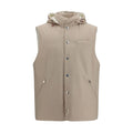 Brunello Cucinelli Beige Wool Oves Aries Weste
