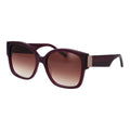 Ted Baker Sonnenbrille aus Burgunderrotem Acetat