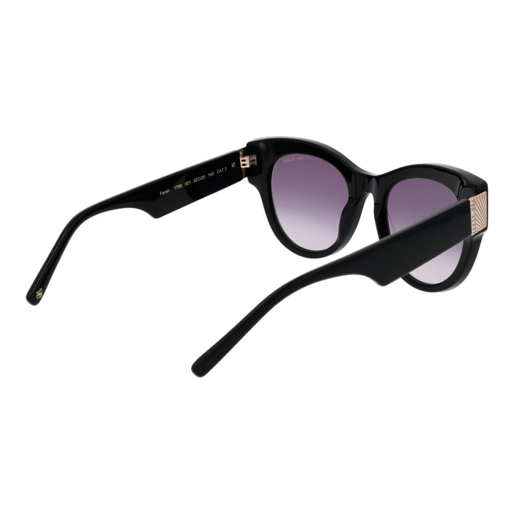 Ted Baker Schwarze Sonnenbrille aus Acetat