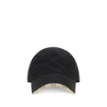 Gucci Schwarze Baumwollkappe (Baseball Cap)