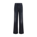 Gucci Schwarze Baumwoll-Jeans mit geradem Bein