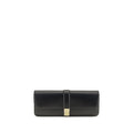 Khaite Schwarze Bos Taurus Kalbsleder Clutch