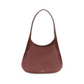 Khaite Burgundy Calf Leather Bos Taurus Handbag