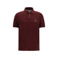 Brunello Cucinelli Bordeaux Baumwollhemd