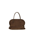 The Row Braune Kalbsleder Bos Taurus Schultertasche