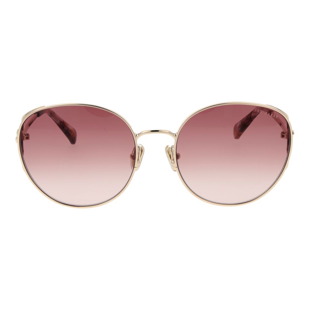 Ted Baker Sonnenbrille aus Goldmetall