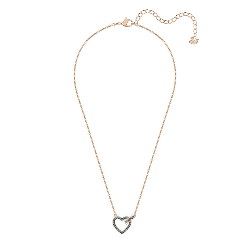 Swarovski Mehrfarbige Edelstahlkette