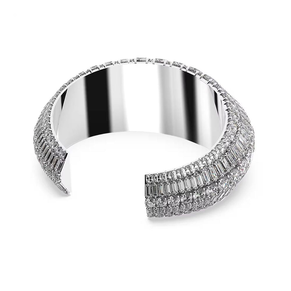 Swarovski Graues Armband aus Metall