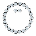 Swarovski Graue Glas Halskette