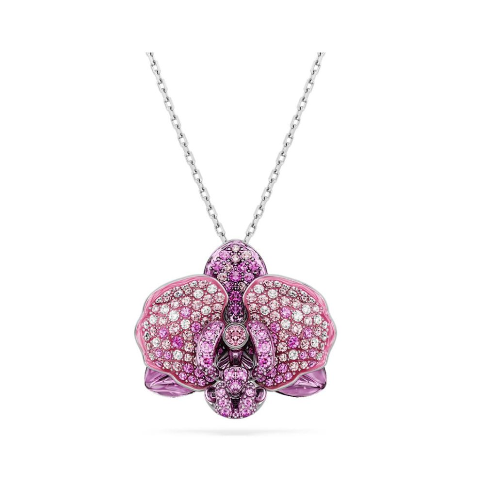 Swarovski Mehrfarbige Edelstahlkette