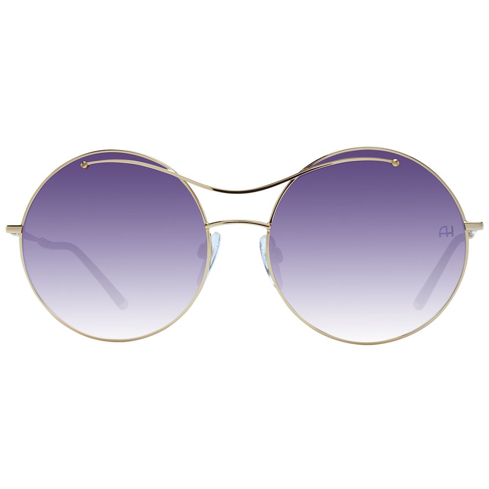 Ana Hickmann Sonnenbrille aus Goldmetall