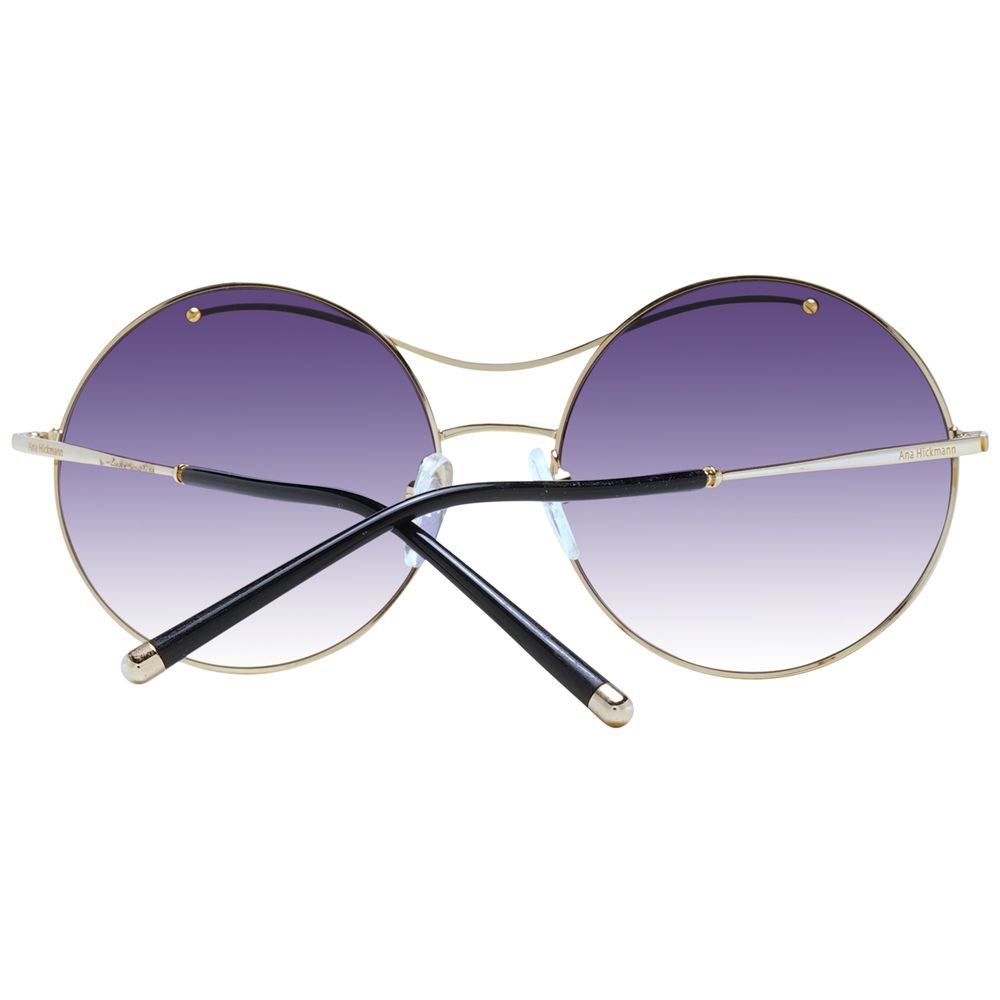 Ana Hickmann Sonnenbrille aus Goldmetall