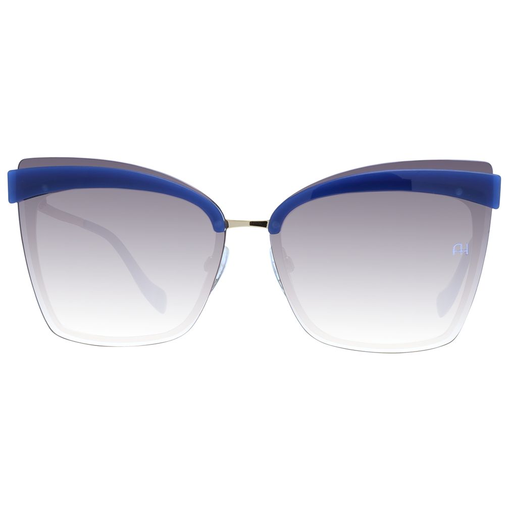 Ana Hickmann Sonnenbrille aus Goldmetall