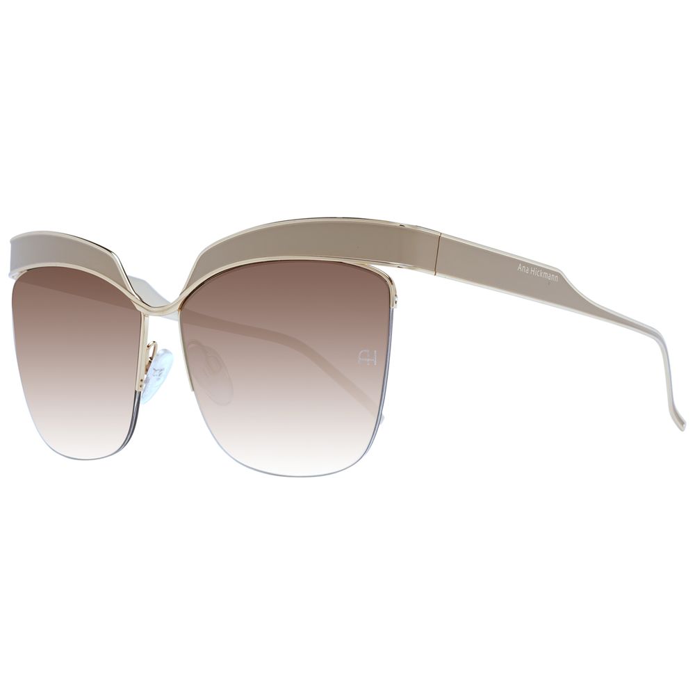 Ana Hickmann Sonnenbrille aus Goldmetall