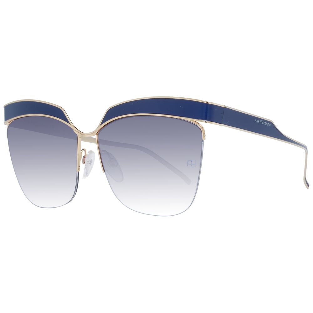 Ana Hickmann Sonnenbrille aus Goldmetall