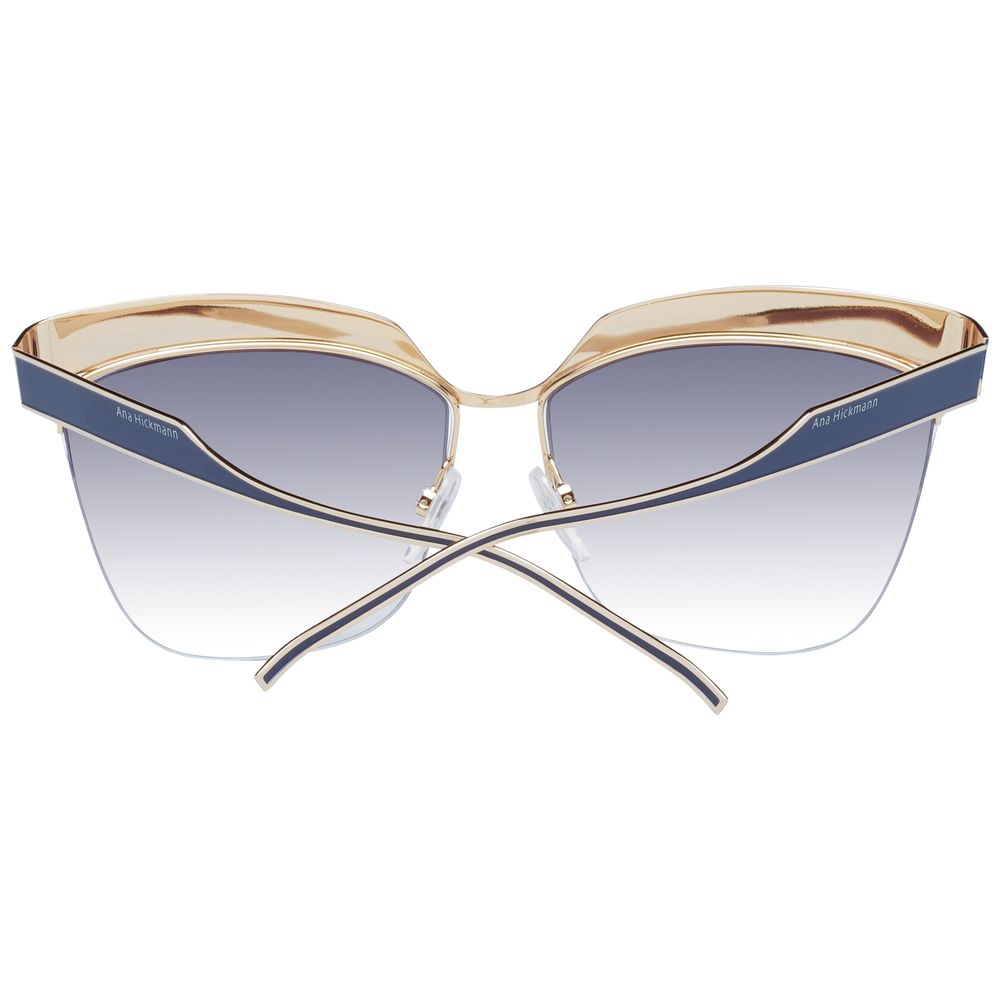 Ana Hickmann Sonnenbrille aus Goldmetall