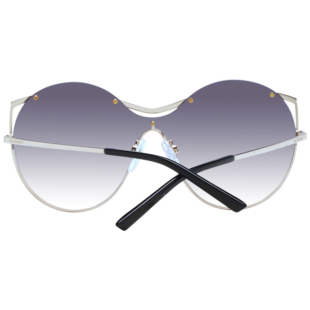 Ana Hickmann Schwarze Sonnenbrille aus Metall