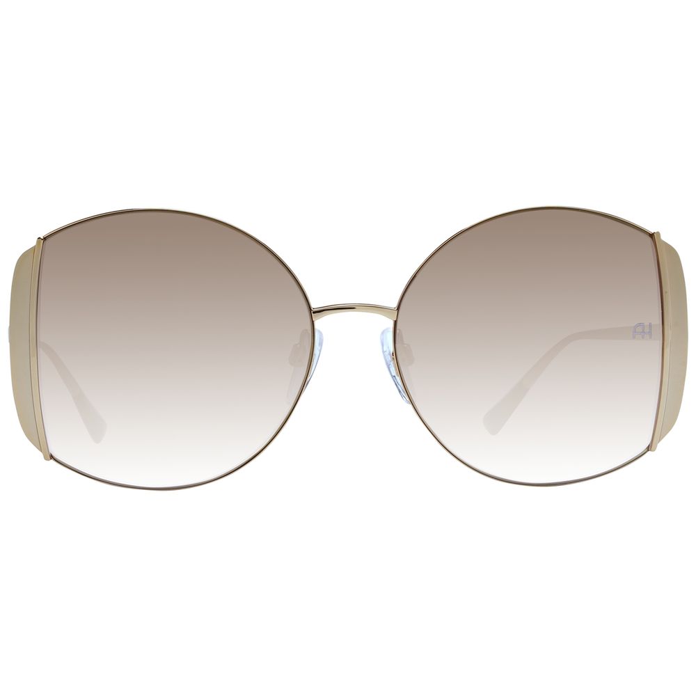 Ana Hickmann Sonnenbrille aus Goldmetall