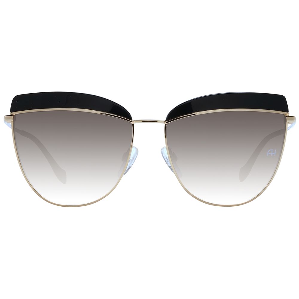 Ana Hickmann Schwarze Sonnenbrille aus Acetat