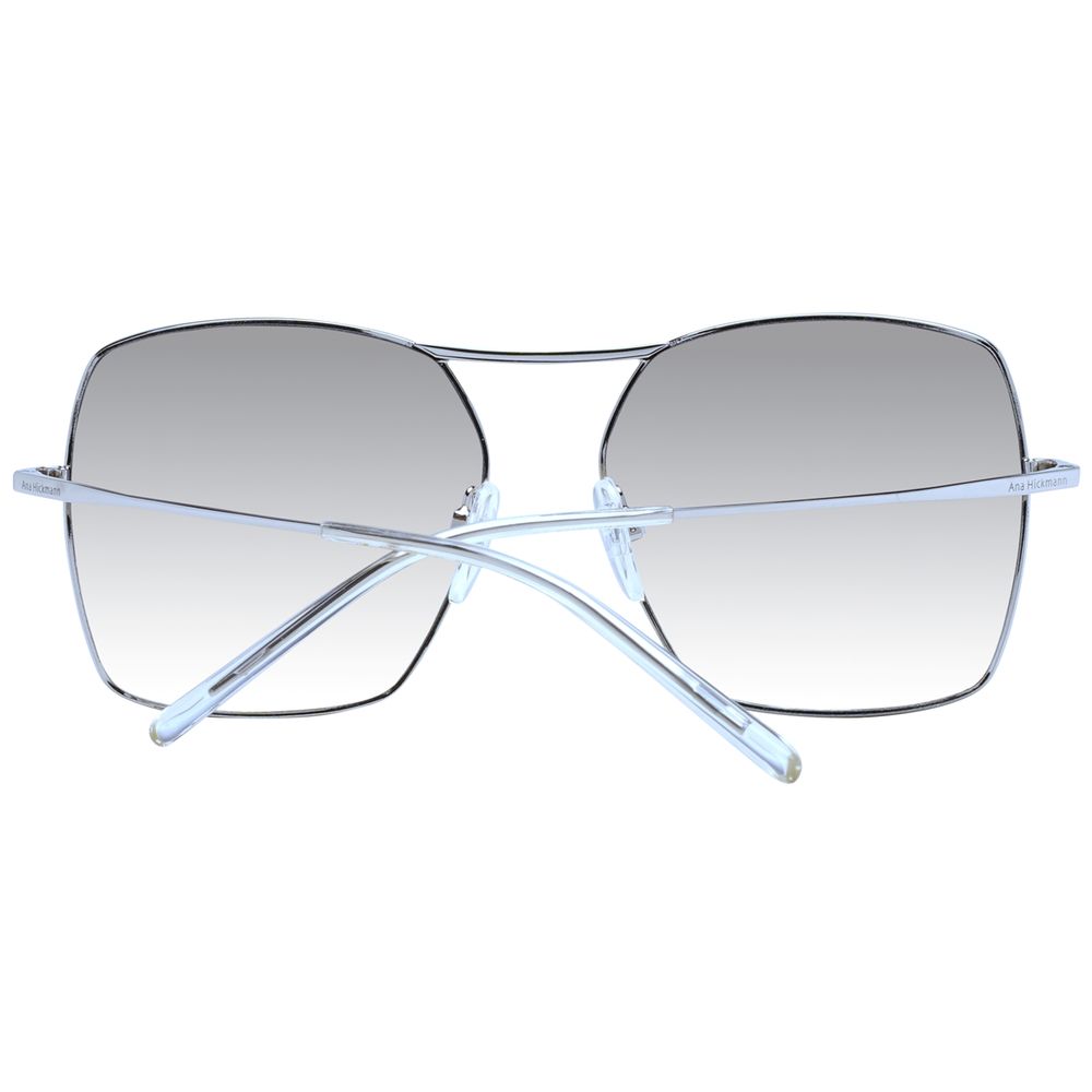 Ana Hickmann Graue Sonnenbrille aus Metall