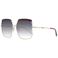 Ana Hickmann Sonnenbrille aus Goldmetall