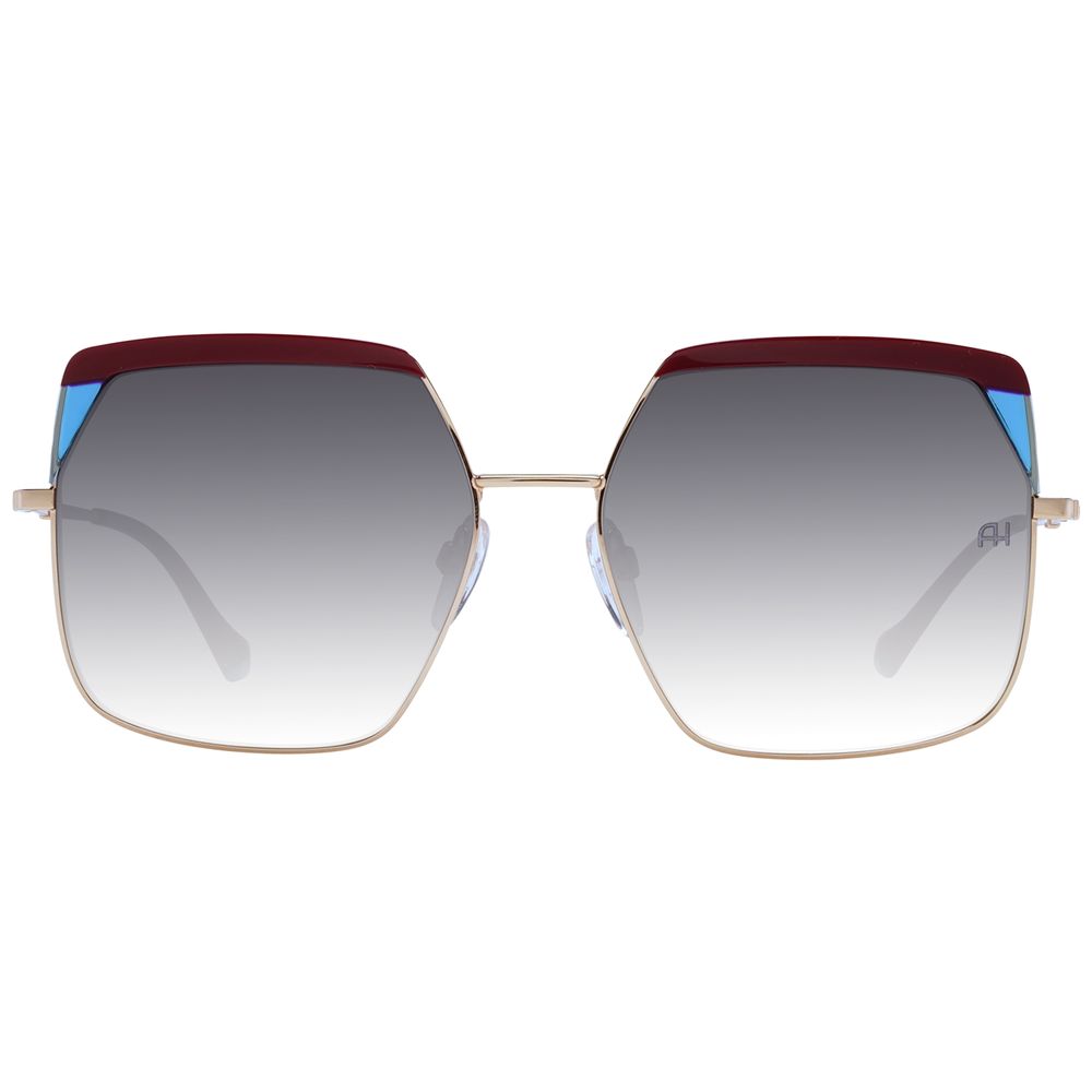 Ana Hickmann Sonnenbrille aus Goldmetall