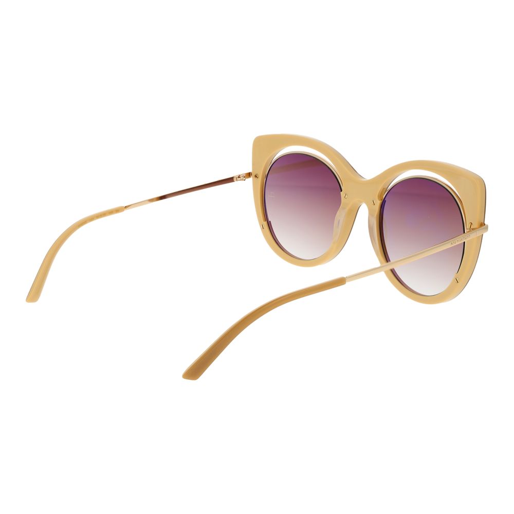Ana Hickmann Braune Sonnenbrille aus Acetat