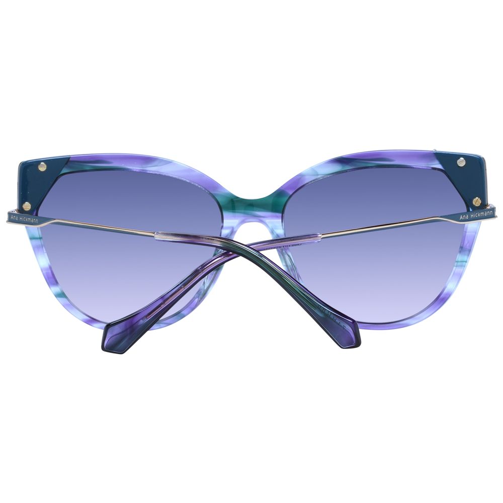Ana Hickmann Sonnenbrille aus violettem Acetat