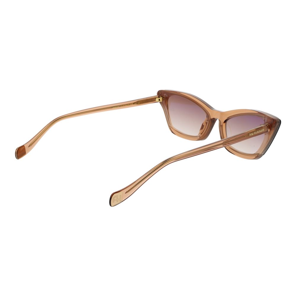 Ana Hickmann Braune Sonnenbrille aus Acetat