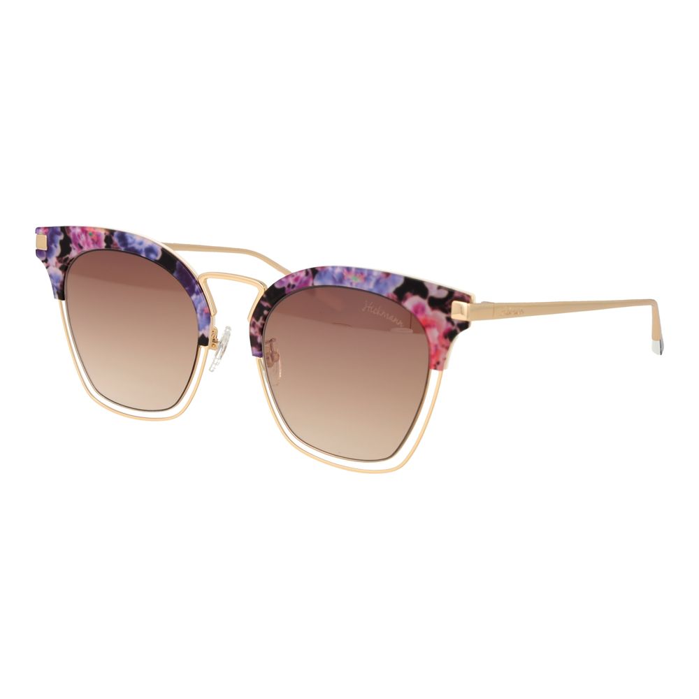 Ana Hickmann Sonnenbrille aus Goldmetall