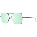 Ana Hickmann Blaue Sonnenbrille aus Metall